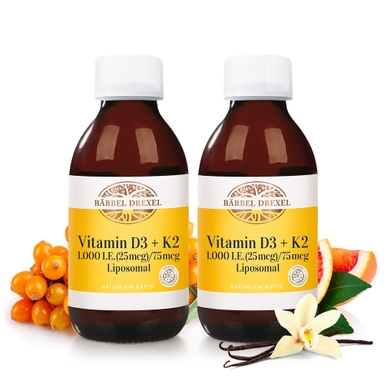 Vitamin D3 + K2 1.000 I.E./75 mcg Liposomal 150 ml
