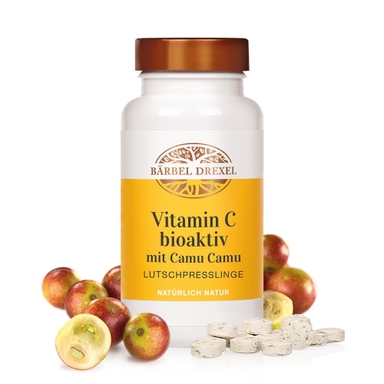 Vitamin C bioaktiv mit Camu Camu Lutschpresslinge
